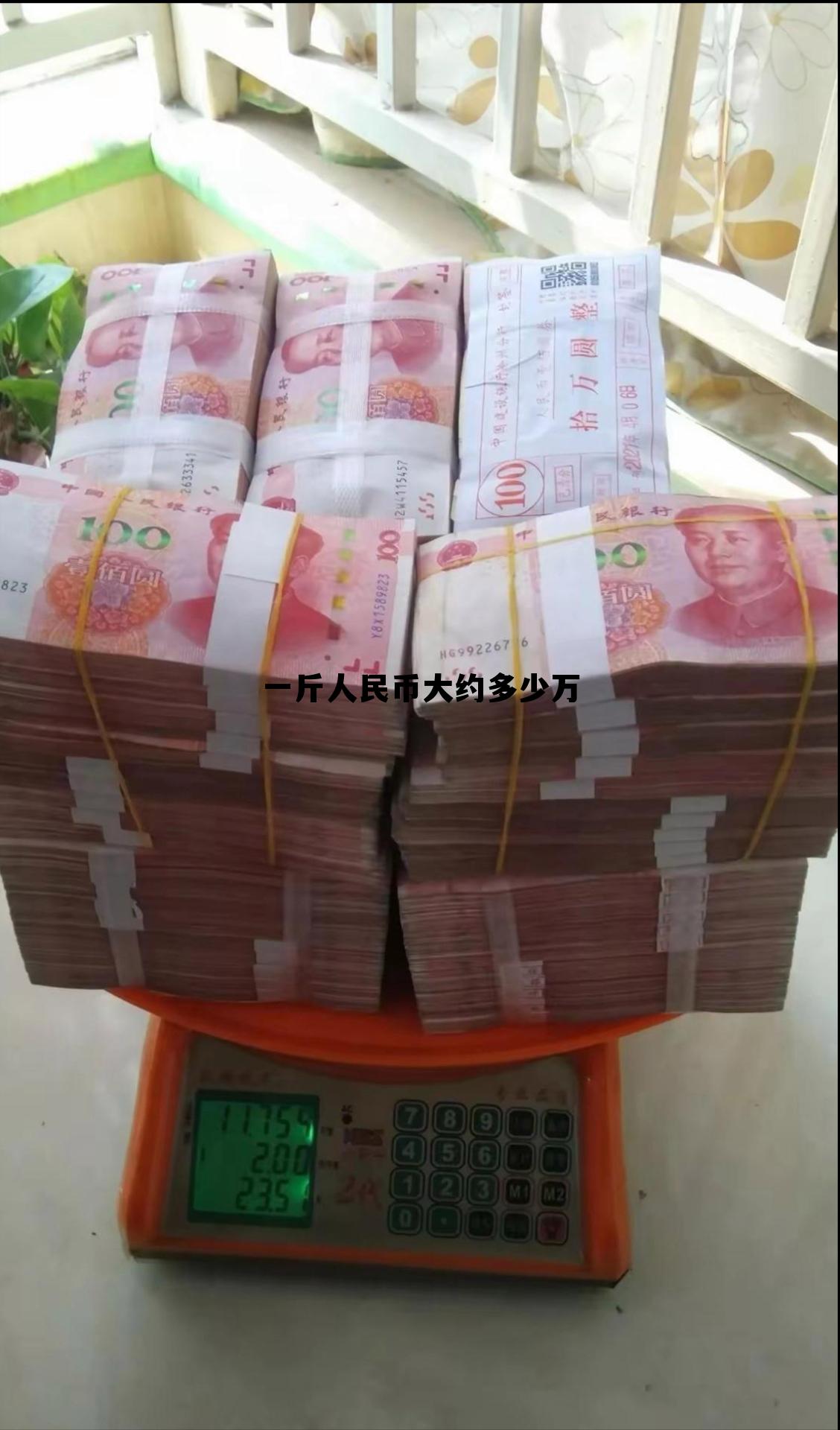 一斤人民币等于多少钱?，一斤人民币大约多少万