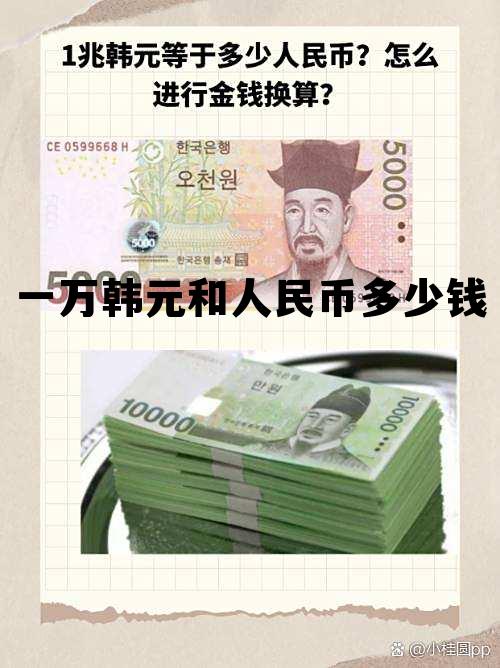 1万韩元对人民币多少钱，一万韩元和人民币多少钱